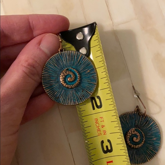 Boho spiral earrings - Picture 7 of 7